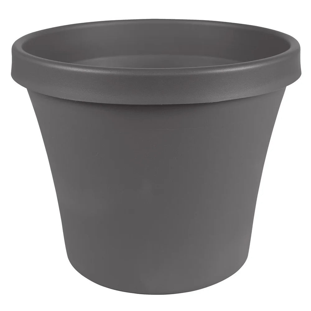 Bloem Terra Pot Planter 20" Charcoal Gray - 20 pt1069