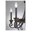 Bloomsburg 5 - Light Candle Style Empire Chandelier