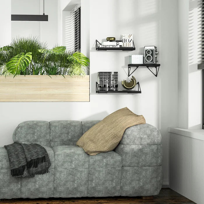 Blossom 3 Piece Bracket Shelf with Adjustable Shelves