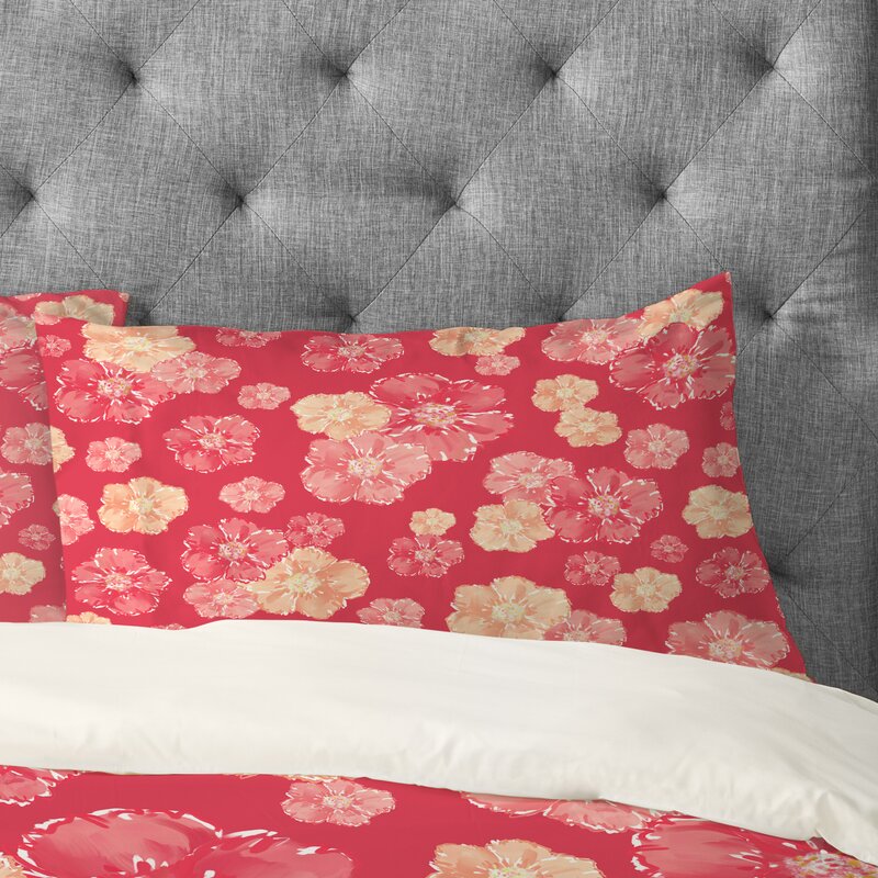 Blossoms On Coral Pillowcase B117-HAS260