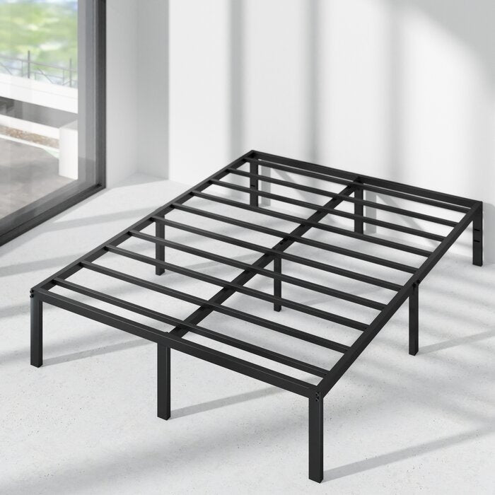 Blough 14'' Steel Bed Frame, Queen