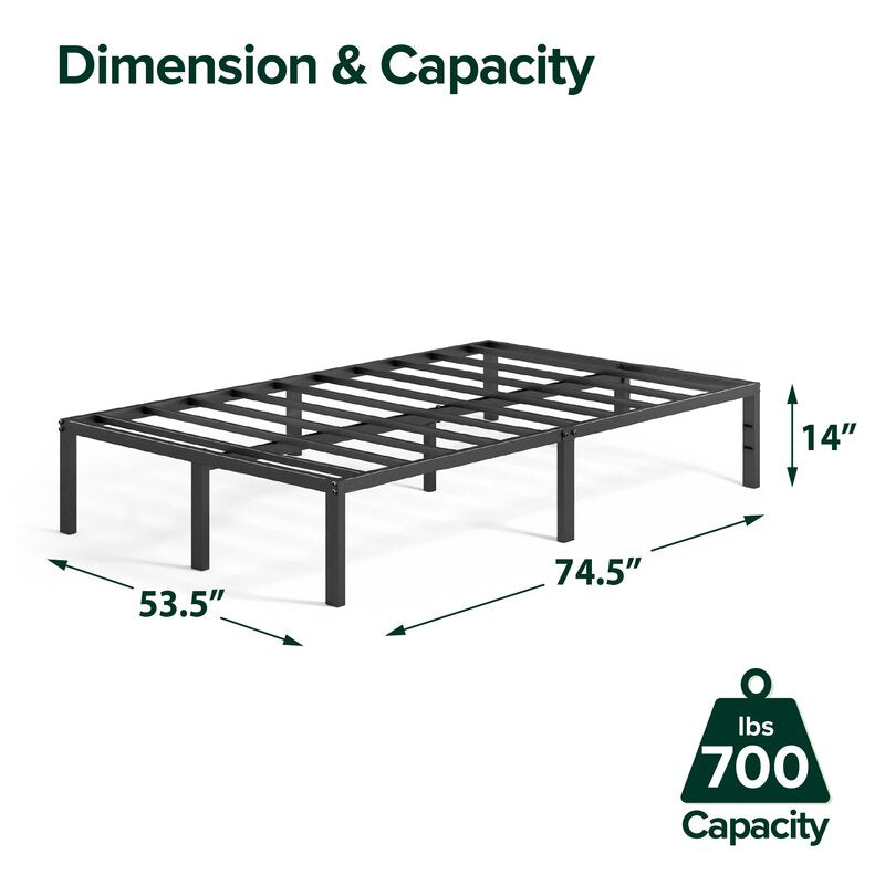 Blough 14'' Steel Bed Frame KB1272-A6-B4-P2