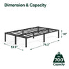Blough 14'' Steel Bed Frame KB1272-A6-B4-P2