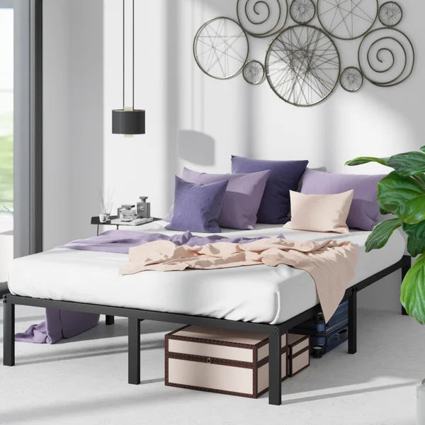 Blough 14'' Steel Bed Frame queen