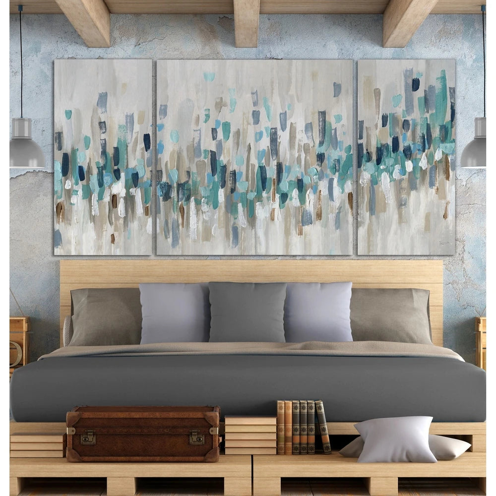 Blue Staccato-A Premium Multi Piece Art available in 3 sizes - Extra Large