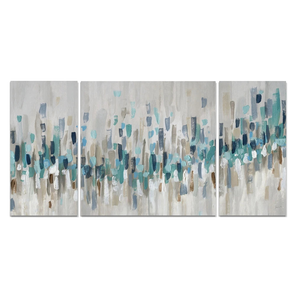 Blue Staccato-A Premium Multi Piece Art available in 3 sizes - Extra Large
