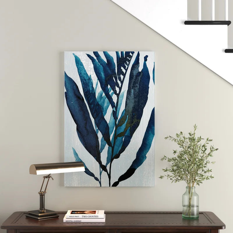 Blue Drift I - Wrapped Canvas Print