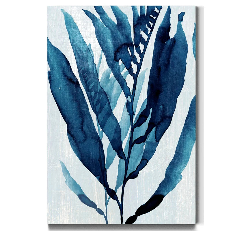 Blue Drift I - Wrapped Canvas Print