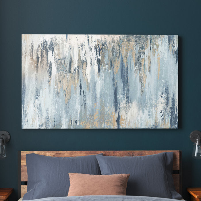 36" H x 60" W x 1.5" D Blue Illusion - Print