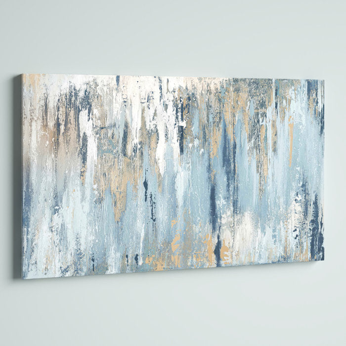 36" H x 60" W x 1.5" D Blue Illusion - Print