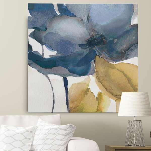 32" H x 32" W x 1.5" D 'Blue Note II' - Wrapped Canvas Print K8629