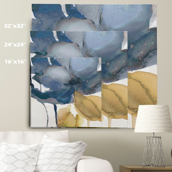 32" H x 32" W x 1.5" D 'Blue Note II' - Wrapped Canvas Print K8629