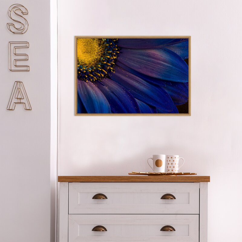Blue Rays by Porsteinn H. Ingibergsson - Print on Canvas pc352