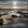 Blue/White 'Blue Sea Sunset II' Print 48