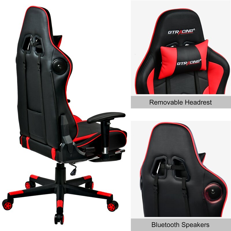 Bluetooth Speakers PC & Racing Game Chair EJ726