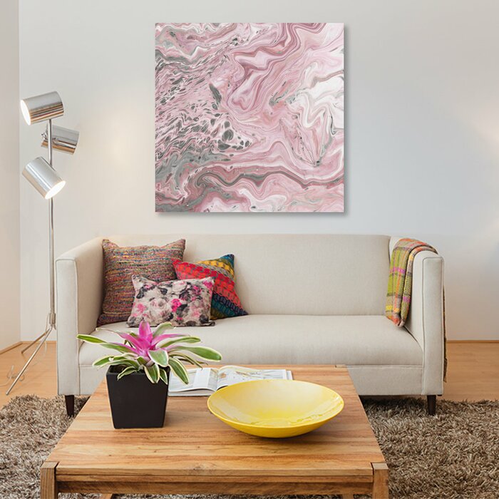 26" H x 26" W x 0.75" D Blush Minerals II by Jarman Fagalde - Gallery-Wrapped Canvas Giclée on Canvas