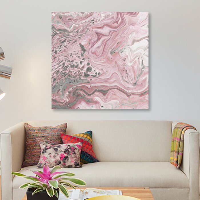 26" H x 26" W x 0.75" D Blush Minerals II by Jarman Fagalde - Gallery-Wrapped Canvas Giclée on Canvas