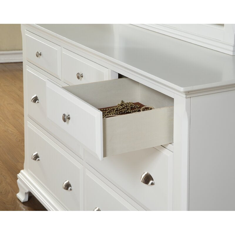 Bobek 7 Drawer 62'' W Solid Wood