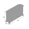 Bobek 7 Drawer 62'' W Solid Wood