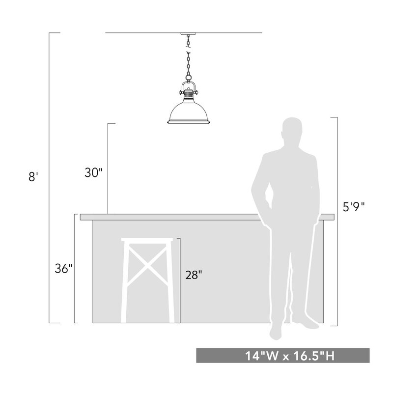 Bodalla 1 - Light Single Dome Pendant KB189