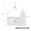 Bodalla 1 - Light Single Dome Pendant KB189