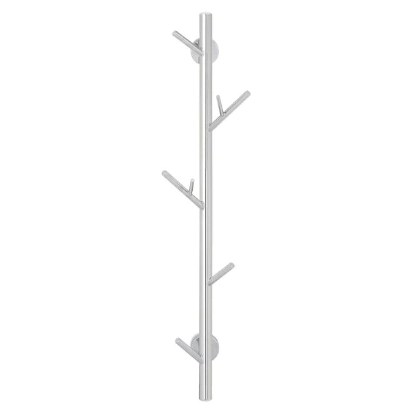 Bodden 6.5'' Wide 5 - Hook Wall Mounted Coat Rack in Chrome Silver