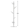 Bodden 6.5'' Wide 5 - Hook Wall Mounted Coat Rack in Chrome Silver