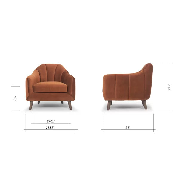 Boevange-Sur-Attert 34'' Wide Armchair