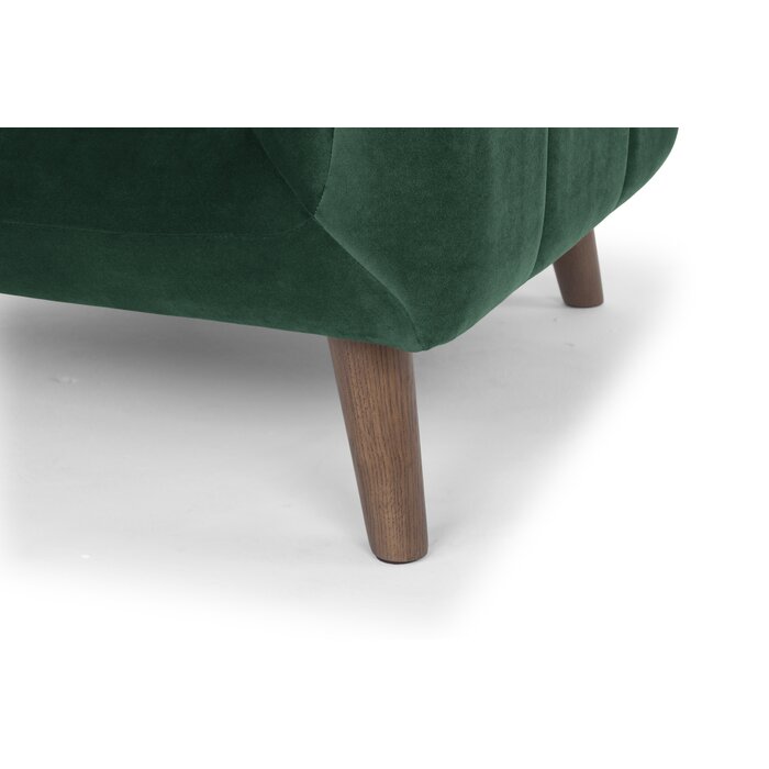 Boevange-sur-Attert Armchair, Stax Forest Green Polyester Blend  (#K6484)