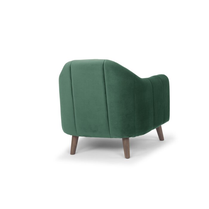 Boevange-sur-Attert Armchair, Stax Forest Green Polyester Blend  (#K6484)