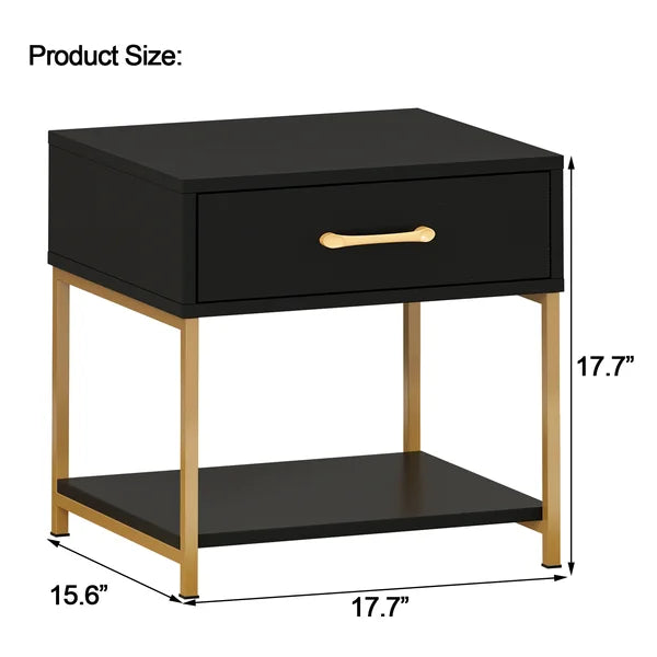 Boggess 17.7'' Tall 1 - Drawer Nightstand