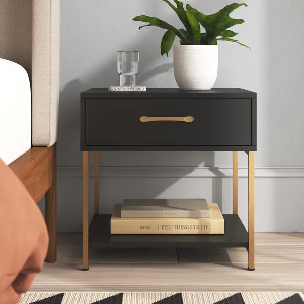 Boggess 17.7'' Tall 1 - Drawer Nightstand
