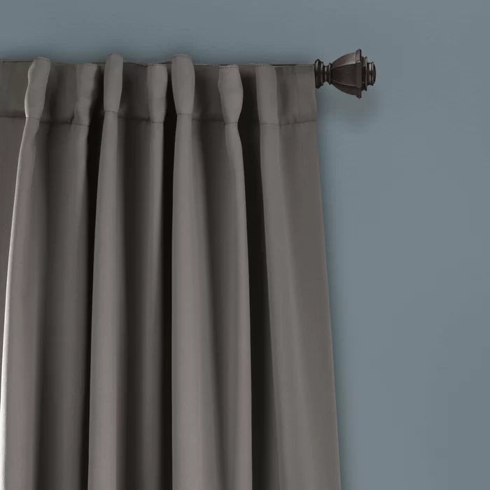 Bohannan Polyester Blackout Curtain Pair, 63" L x 52" W (Set of 2)