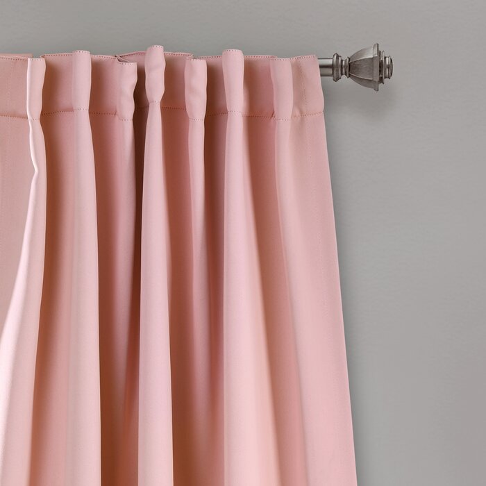Bohannan Polyester Blackout Curtain Pair 84" L x 52" W (Set of 2)