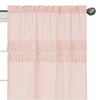 Bohemian 100% Cotton Semi-Sheer Rod Pocket Curtain Panels (Set of 4)