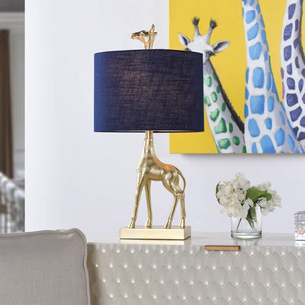 Bohrer 26.75" Solid Gold Table Lamp