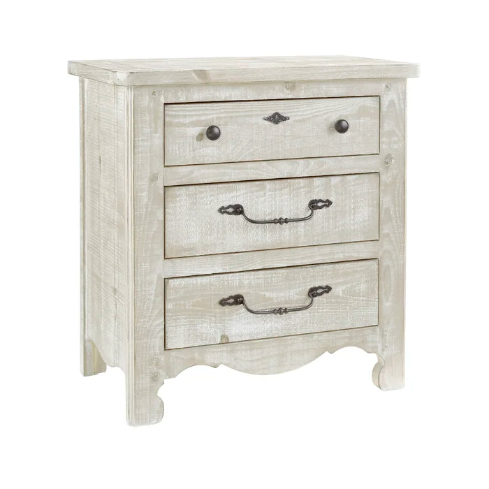 Boissonneault Solid + Manufactured Wood Nightstand