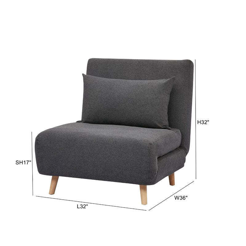 Bolen 30.31'' Wide Convertible Chair