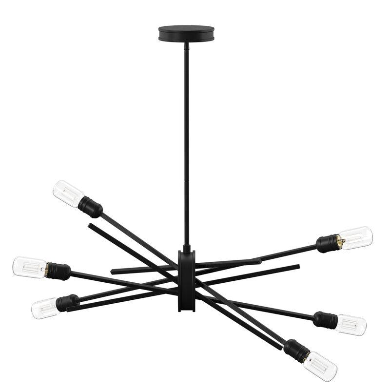 Boleslav 6 - Light Sputnik Modern Linear Chandelier