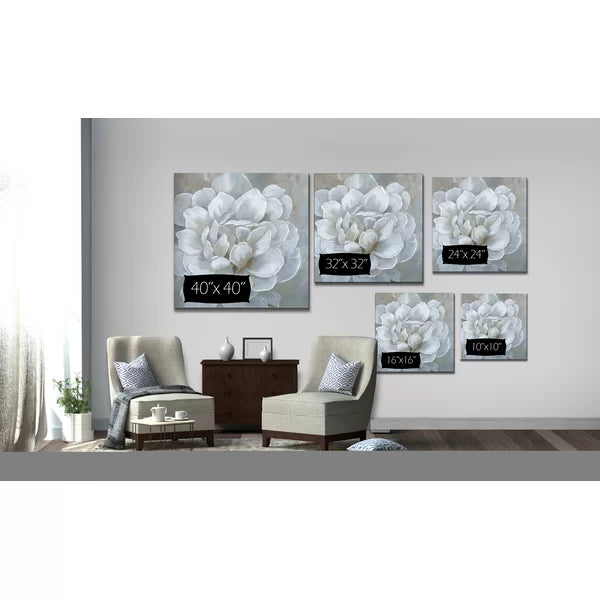 10" H x 10" W x 1.5" D Bombshell Bloom I - Painting