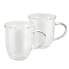 BonJour Coffee 2-Piece Insulated Glass Cappuccino Cup Set - Insulated Glass Cappuccino Cup Set CYS252