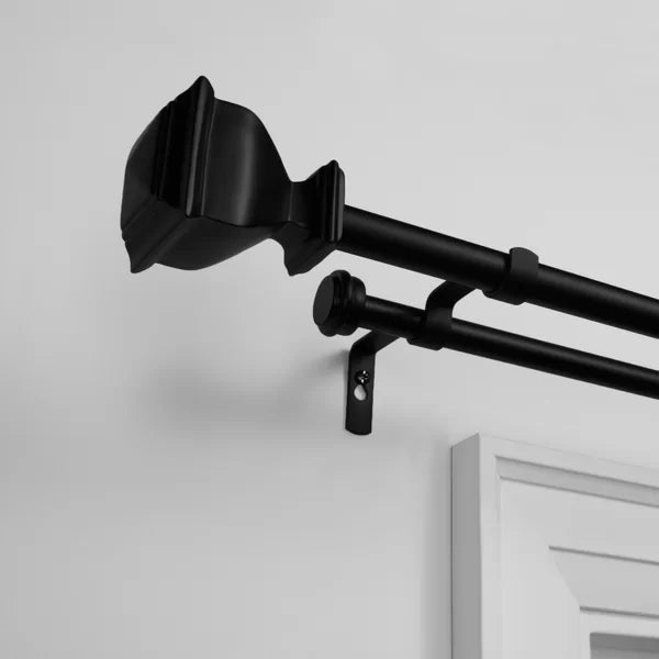 Boney 1" Single Curtain Rod 2.4"x120"x2.4"