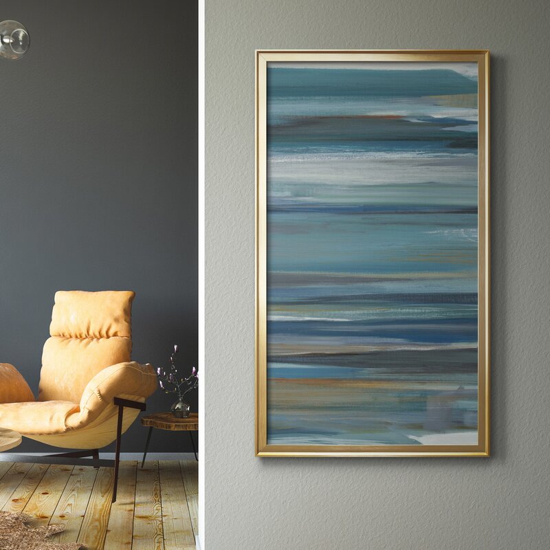 Boom Times IV - Picture Frame Painting 14.5"x26.5"x