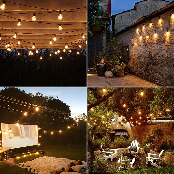 Boone 48'' Outdoor 15 - Bulb Standard String Light (End to End Connectable)