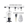 Boone 48'' Outdoor 15 - Bulb Standard String Light (End to End Connectable)