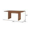 Borbon 70'' Trestle Dining Table *AS-IS* KB1157-A6-B3-P1