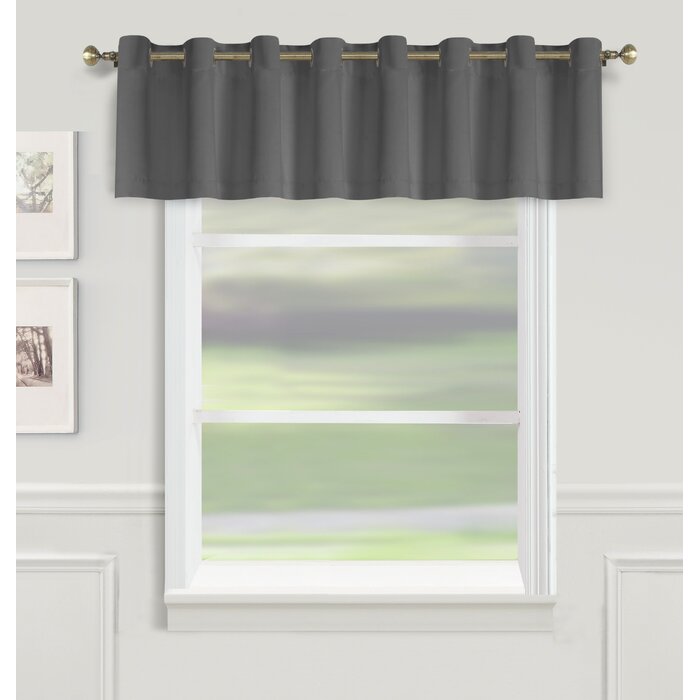 Borge Twilight Top Blackout 54" Window Valance (Set of 2) EE1400