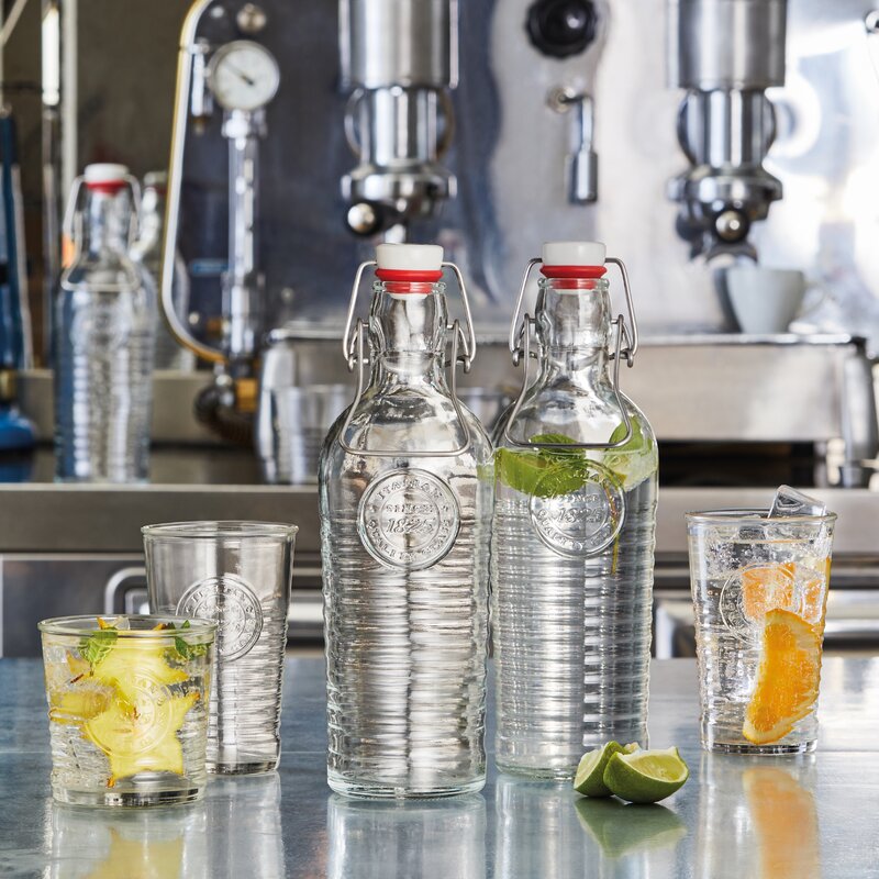 Bormioli Rocco Officina1825 Water Drinking Glasses (Set of 4) HB113