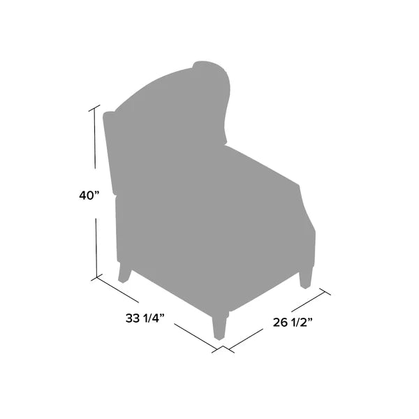 Boruta 26.5'' Wide Manual Wing Chair Recliner