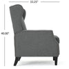 Boruta 26.5'' Wide Manual Wing Chair Recliner
